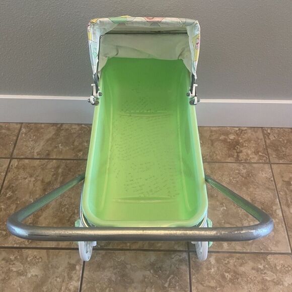 Vintage Cabbage Patch Kids Coleco 1980s Foldable Doll Stroller Pram Baby Buggy - Picture 4 of 16